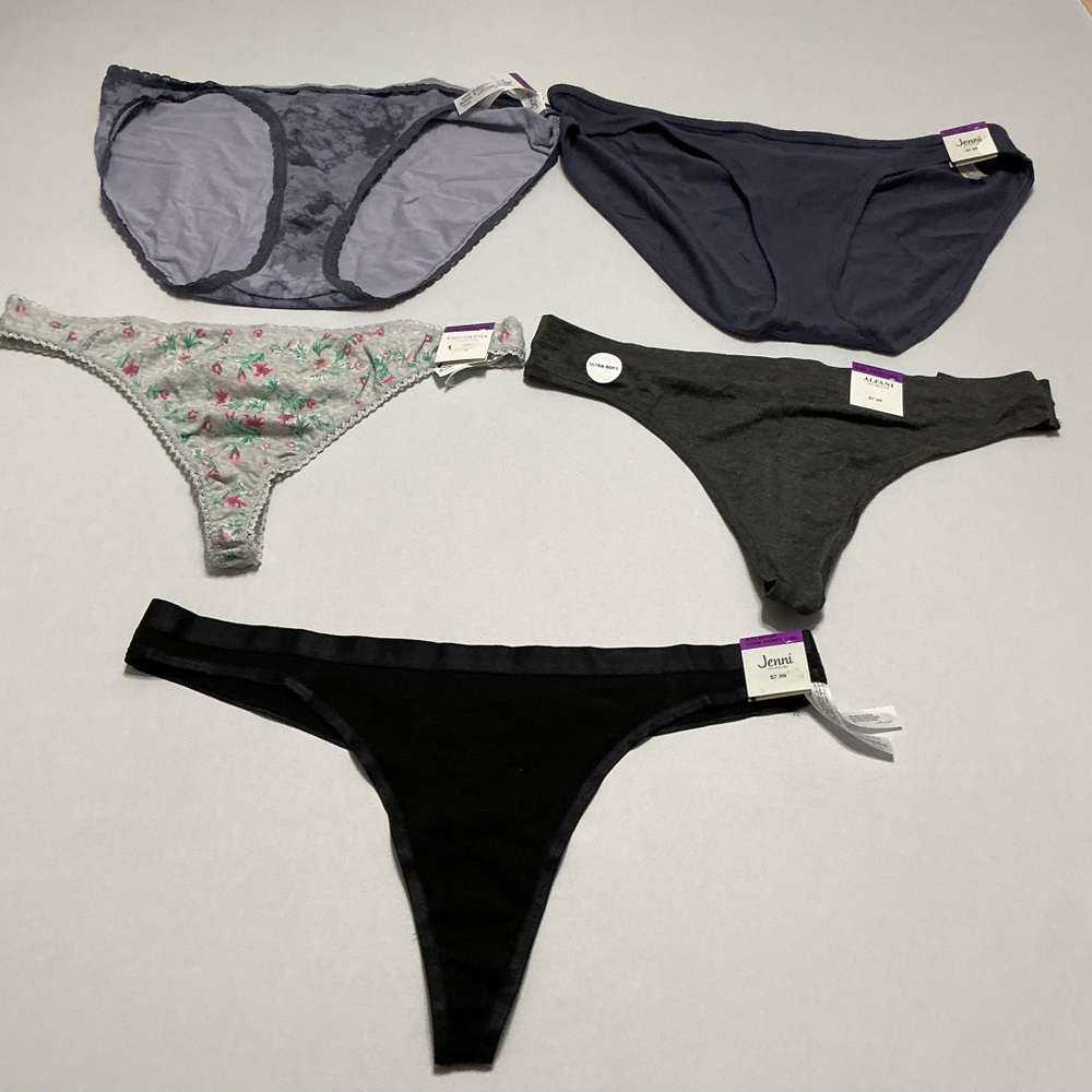 NWT Panty Multipack XXLarge - 5 pair; Mixed Styles & Colors